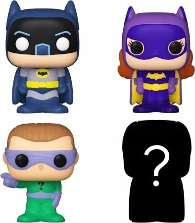 FUNKO Bitty POP! Figūrėlių rinkinys: DC Comics, ~3 cm (4 vnt.)
