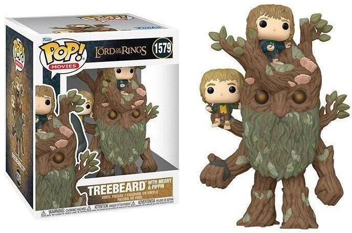FUNKO POP! Vinilinė figūrėlė: Lord Of The Rings - Treebeard with Merry & Pippin, 15 cm