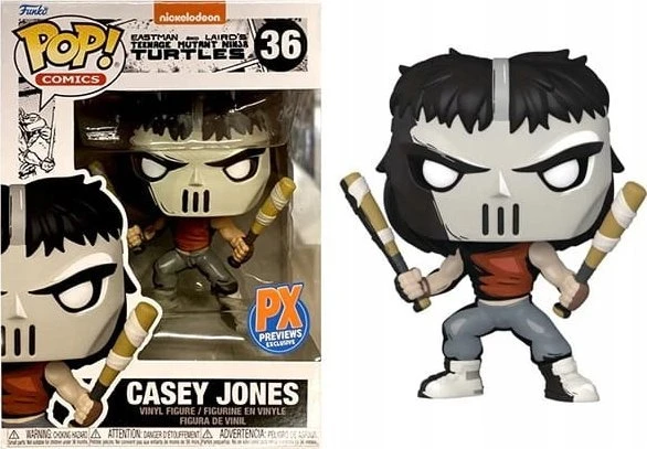 FUNKO POP! Vinilinė figūrėlė: Teenage Mutant Ninja Turtles - Casey Jones, 9 cm