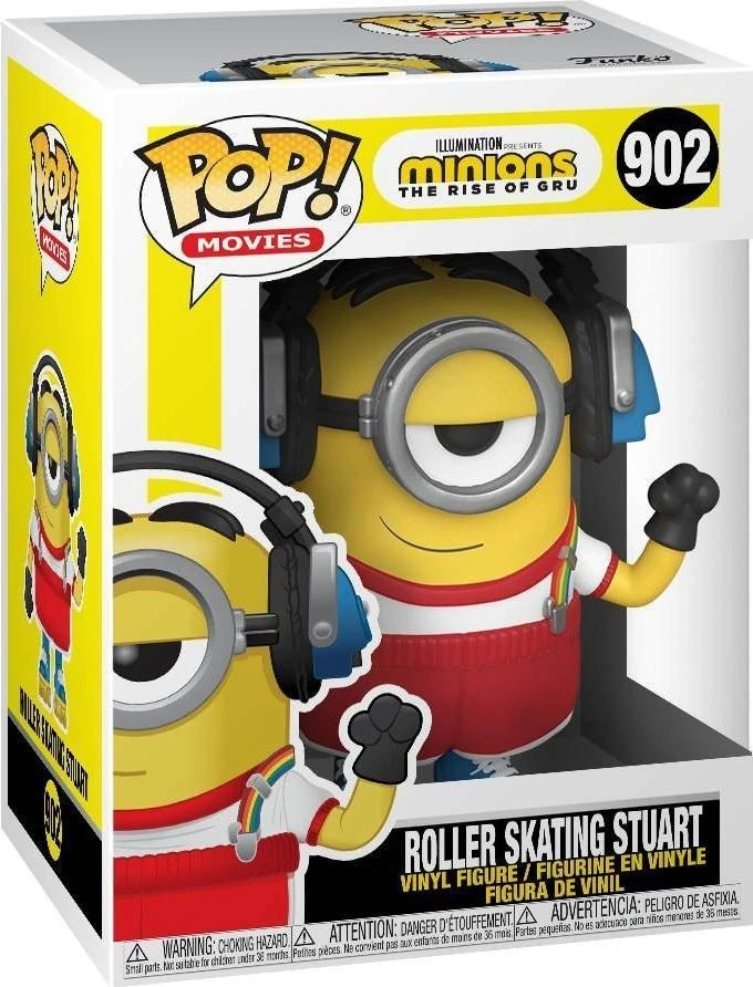 FUNKO POP! Vinilinė figūrėlė: Minions 2 - Roller Skating Stuart, 9 cm