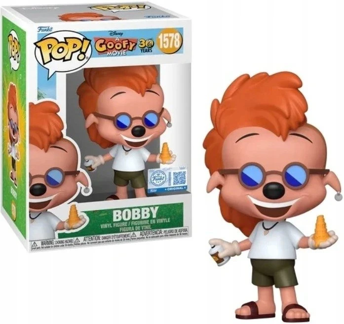 FUNKO POP! Vinilinė figūrėlė: Disney A Goofy Movie - Bobby, 10 cm