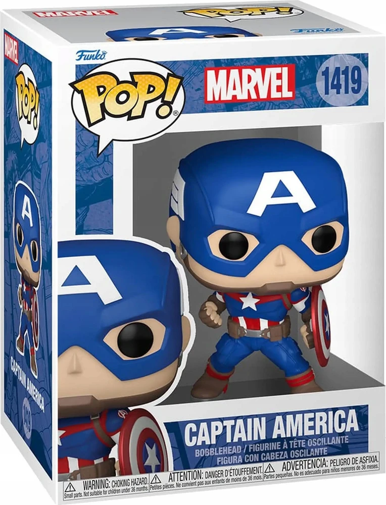 FUNKO POP! Vinilinė figūrėlė: Marvel - Kapitonas Amerika