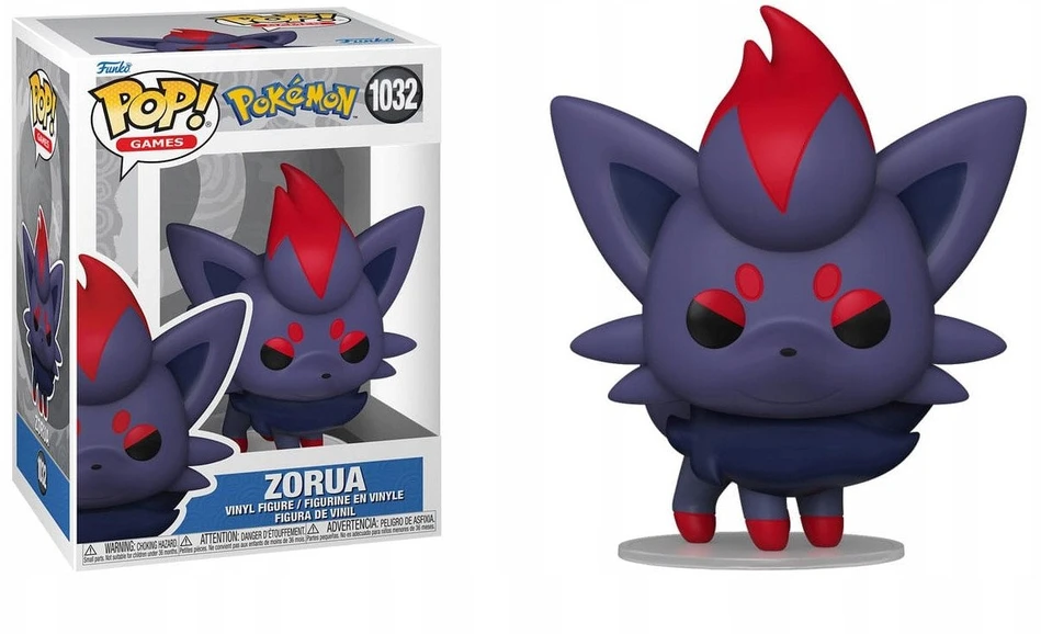 FUNKO POP! Vinilinė figūrėlė: Pokemonai - Zorua, 9 cm