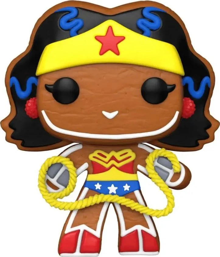 FUNKO POP! Vinilinė figūrėlė: DC Super Heroes - Gingerbread Wonder Woman, 9.5 cm