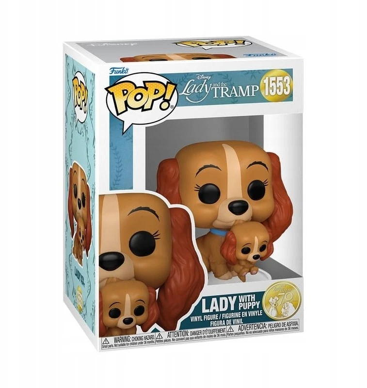FUNKO POP! Vinilinė figūrėlė: Disney - Dama ir valkata, 9 cm