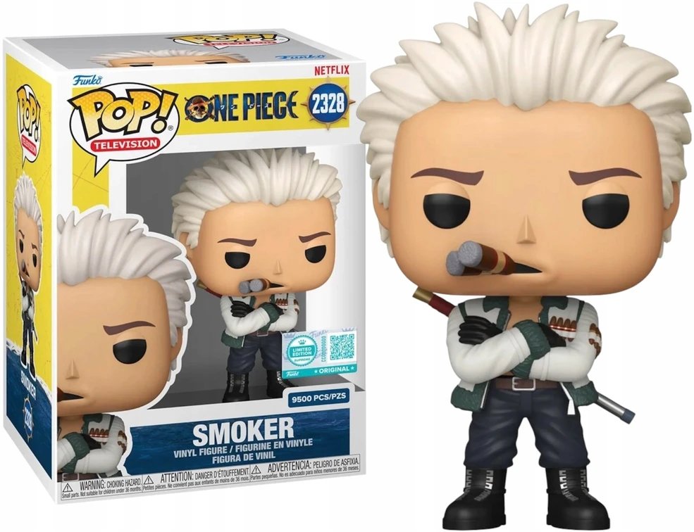 FUNKO POP! Vinilinė figūrėlė: One Piece - Smoker, ~11 cm aprašymas - Prekės nuotrauka