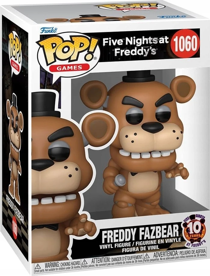 FUNKO POP! Vinilinė figūrėlė: Five Nights at Freddy´s - Freddy Fazbear, 9 cm