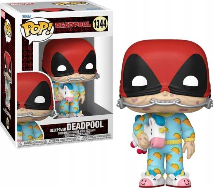 FUNKO POP! Vinilinė figūrėlė: Marvel - Deadpool (Sleepover costume), 9 cm