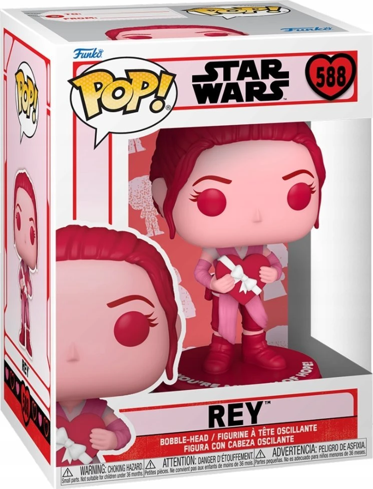 FUNKO POP! Vinilinė figūrėlė: Žvaigždžių karai - Rey, 10 cm