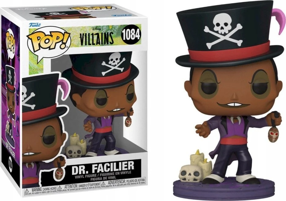 FUNKO POP! Vinilinė figūrėlė: Disney Villains - Dr. Facilier, 9.5 cm