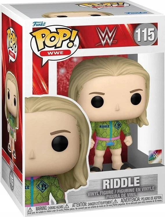 FUNKO POP! Vinilinė figūrėlė: WWE - Riddle, 10 cm