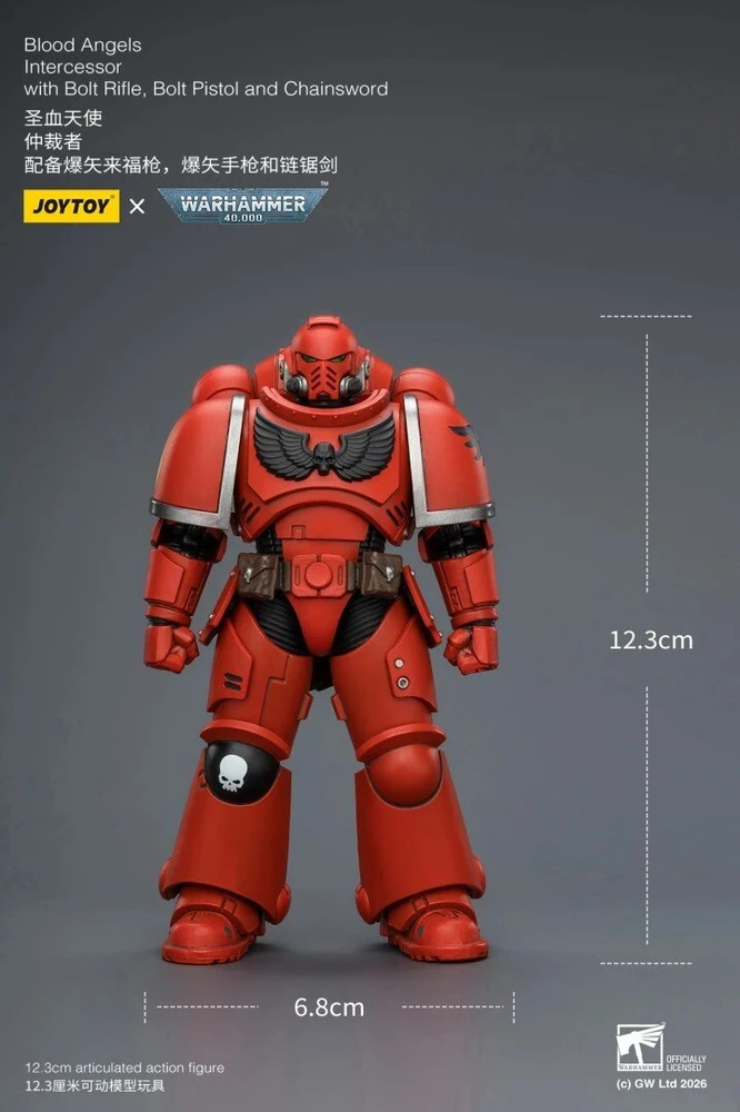Figūrėlė Games Workshop Figūrėlė Warhammer 40k Blood Angels Intercessor 1/18 12 cm