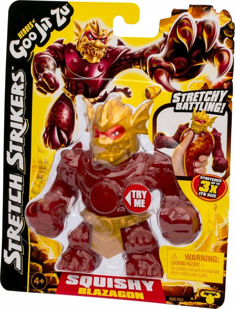 Figūrėlė Goo Jit Zu GOO JIT ZU STRETCH STRIKERS DRAGON KNIGHT BLAZAGON