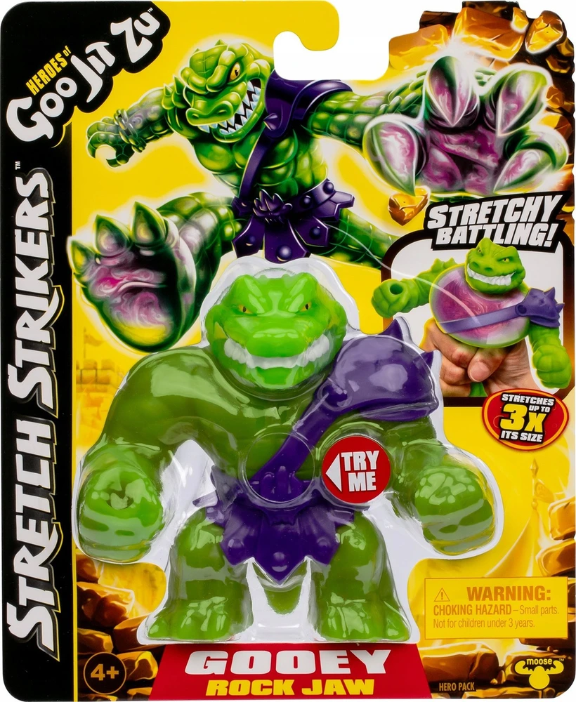 Figūrėlė Goo Jit Zu GOO JIT ZU STRETCH STRIKERS VIKING ROCKJAW