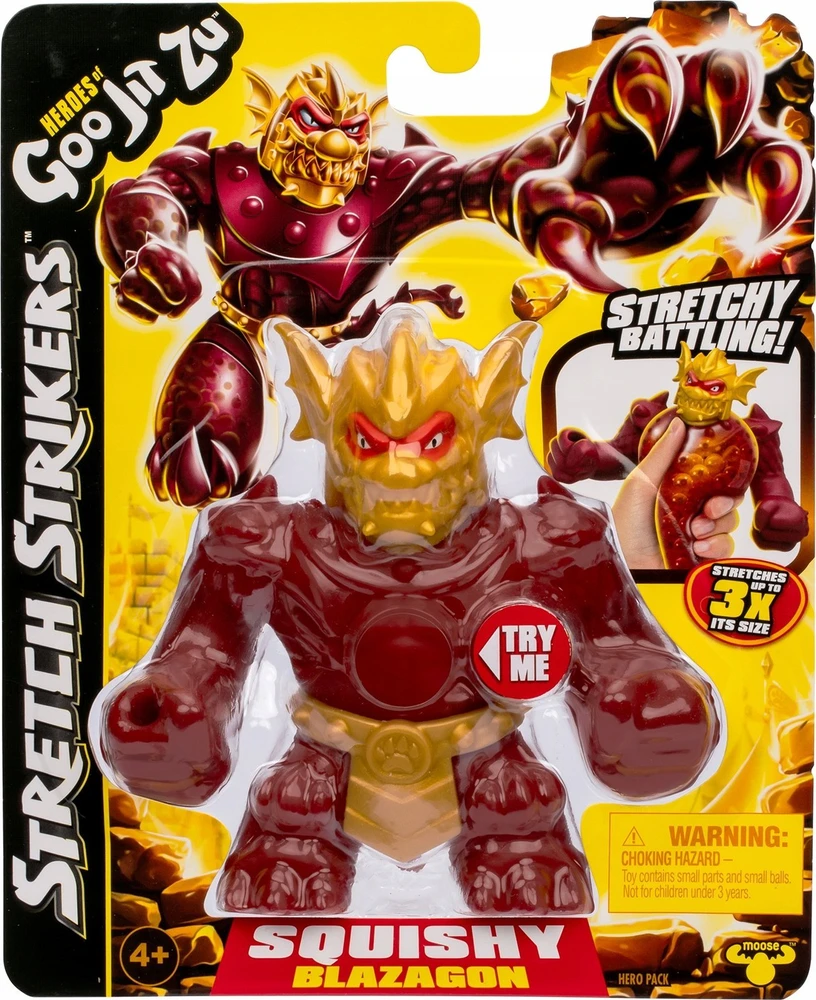 Figūrėlė Goo Jit Zu GOO JIT ZU STRETCH STRIKERS DRAGON KNIGHT BLAZAGON