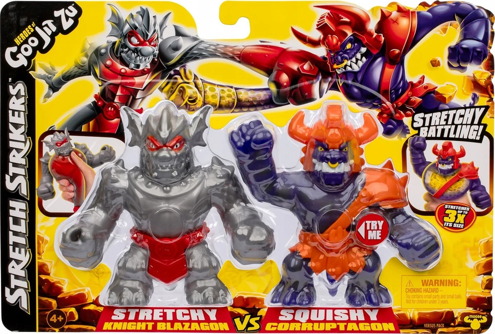 GOO JIT ZU HEROES OF Figūrėlės „Stretch Strikers“, 2 vnt.