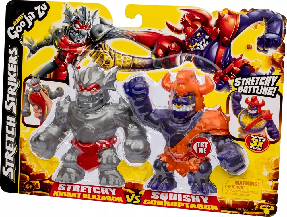 GOO JIT ZU HEROES OF Figūrėlės „Stretch Strikers“, 2 vnt.