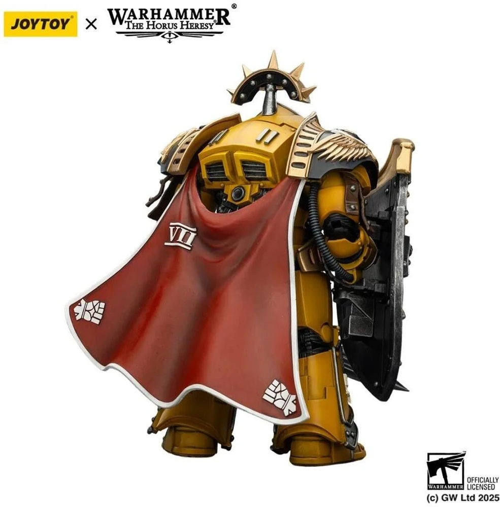Figūrėlė Hasbro Figūrėlė Warhammer The Horus Heresy Imperial Fists Legion Praetor Tartaro terminatorių šarvuose su energiniu kardu ir Vigil audros skydu 1/18 14 cm