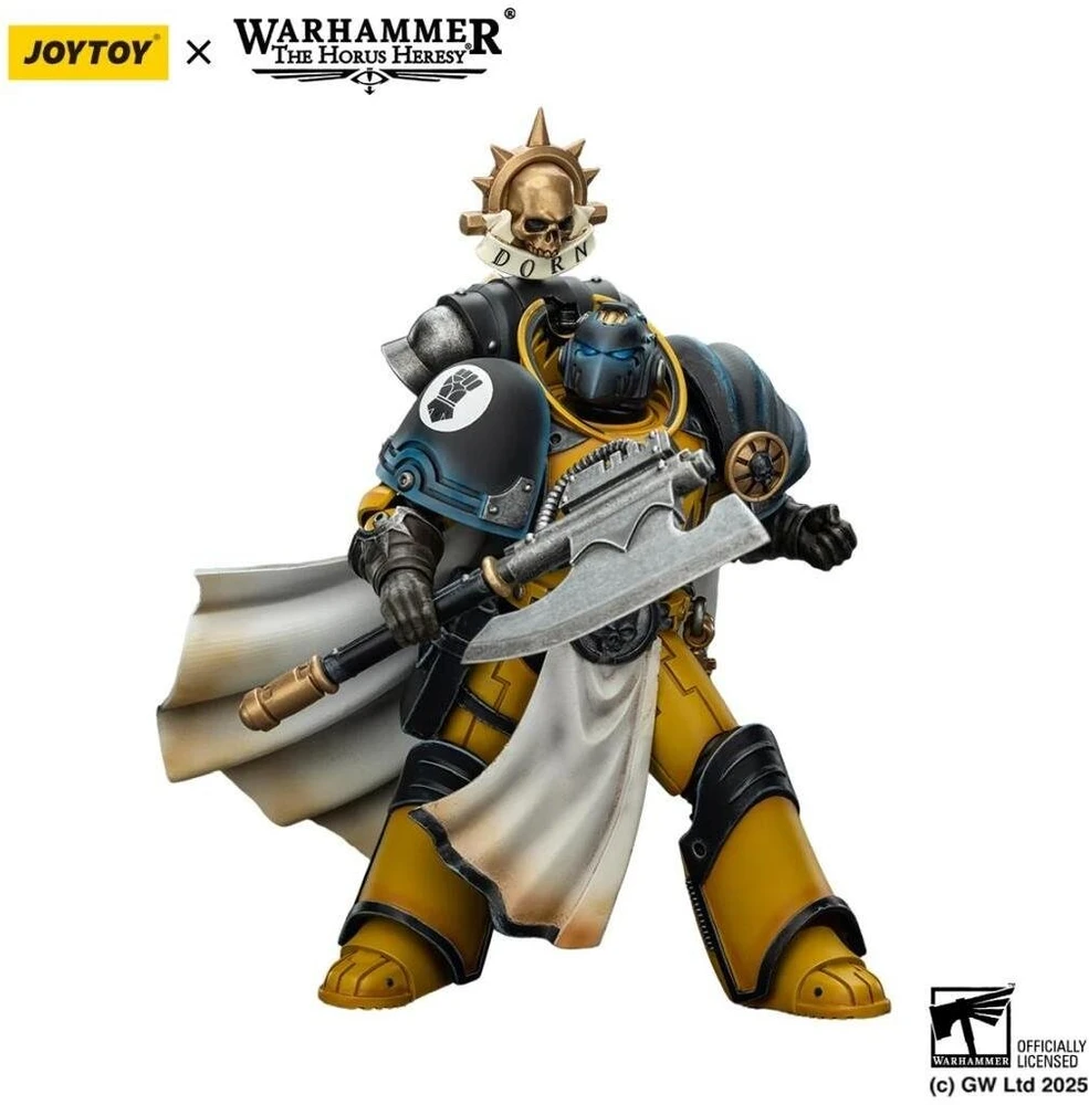 Figūrėlė Hasbro Figūrėlė Warhammer The Horus Heresy Imperial Fists Bibliotekininkas Konsulas su jėgos kirviu ir bolt pistoletu 1/18 12 cm