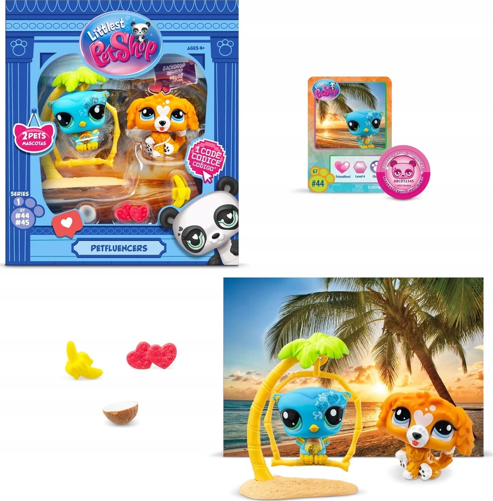Figūrėlė Hasbro Littlest Pet Shop Petfluencerzy 2 figurki mix