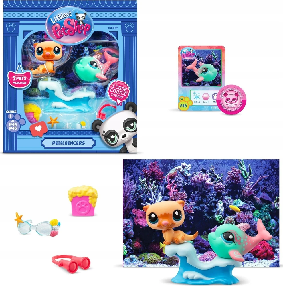 Figūrėlė Hasbro Littlest Pet Shop Petfluencerzy 2 figurki mix