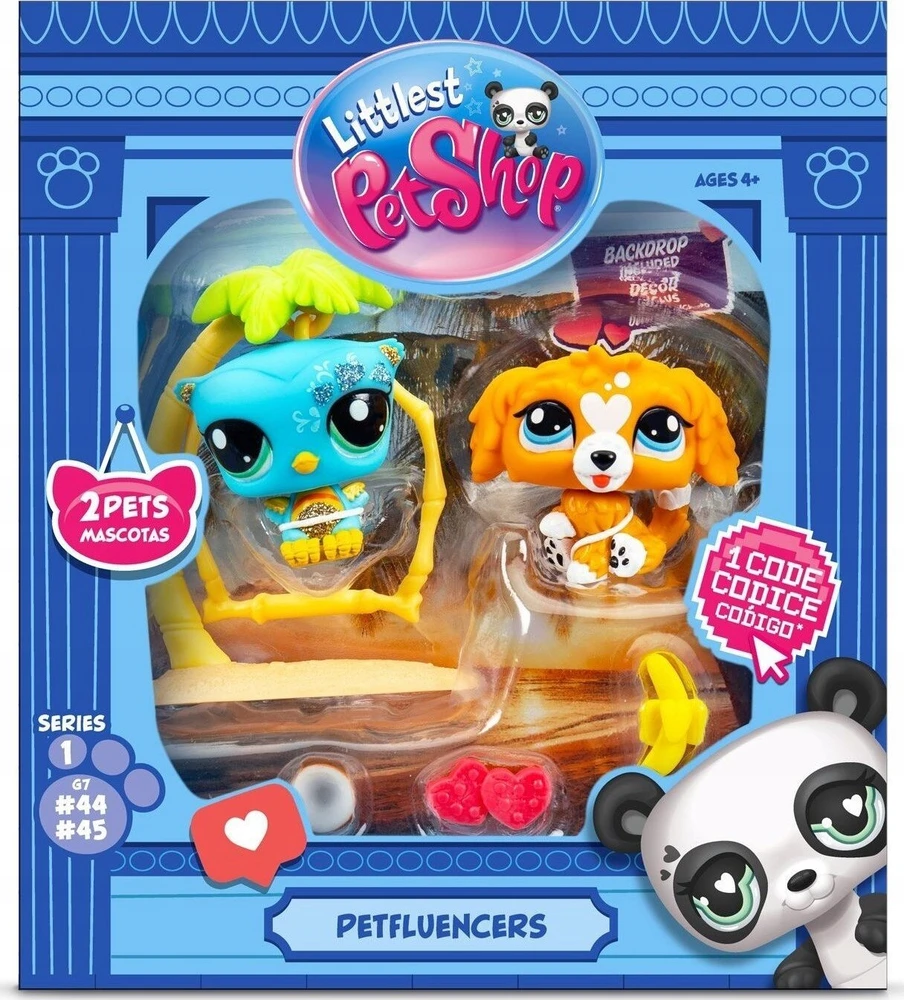 Figūrėlė Hasbro Littlest Pet Shop Petfluencerzy 2 figurki mix