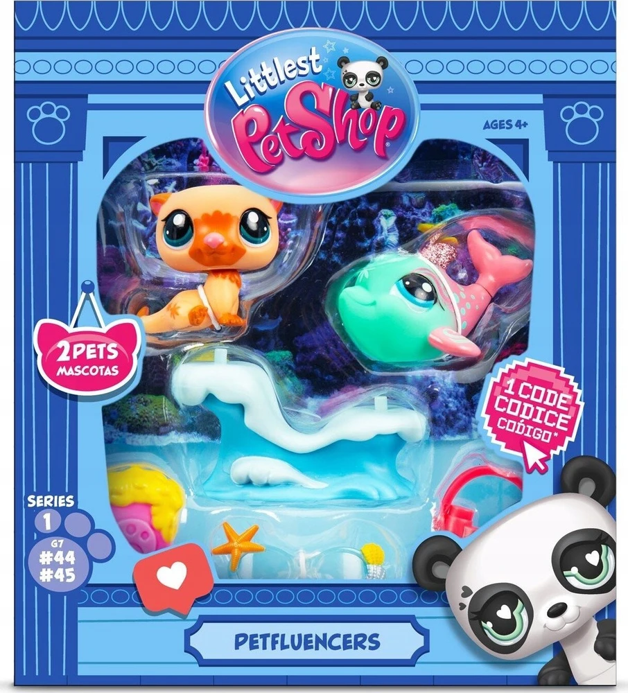 Figūrėlė Hasbro Littlest Pet Shop Petfluencerzy 2 figurki mix