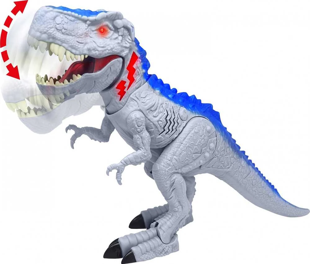 Hedo Mighty Megasaur Dinozauras Žaislas Pilkas Mėlynas
