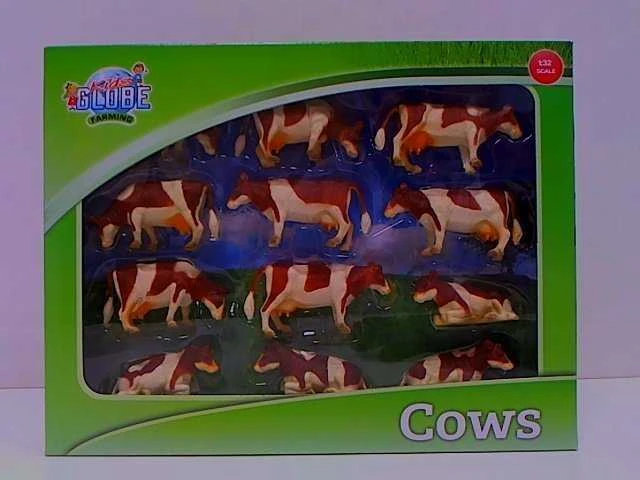 Hipo Farma Figūrėlė Hipo Cow ruda ir balta 12 vnt