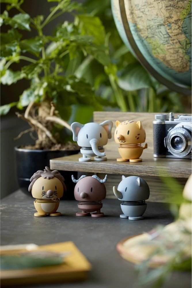 Figūrėlė Hoptimist minkšta leopardo formos rankinė S, geltona (36526)