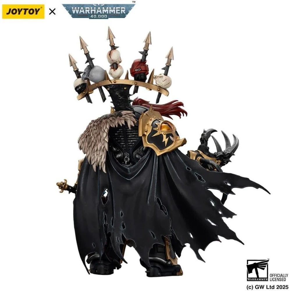 Figūrėlė Jada Toys Figūrėlė Warhammer 40k Juodas Legion Abaddon the Despoiler su Drach'nyen ir Horuso Nagais 16 cm