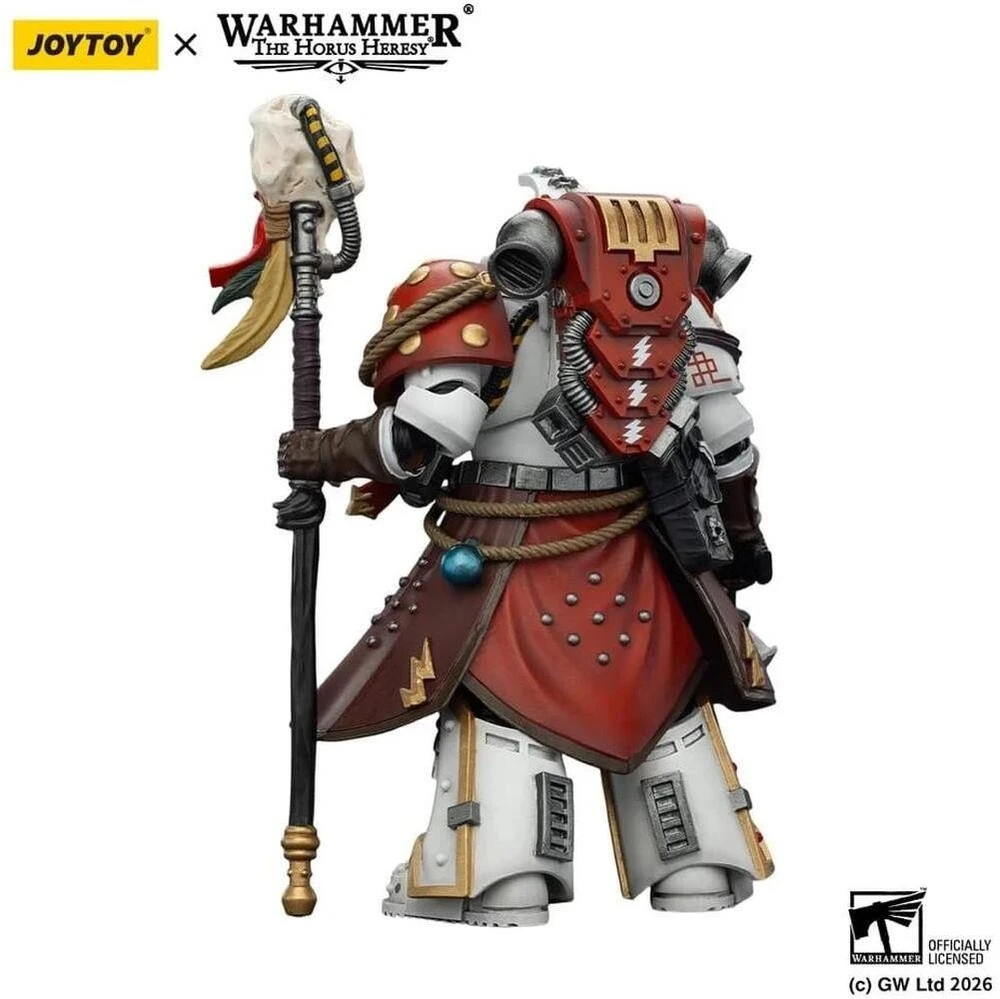 Figūrėlė Jada Toys Figūrėlė Warhammer The Horus Heresy Baltas Scars Stormseer Konsulas su jėgos lazda ir varžtu 12 cm