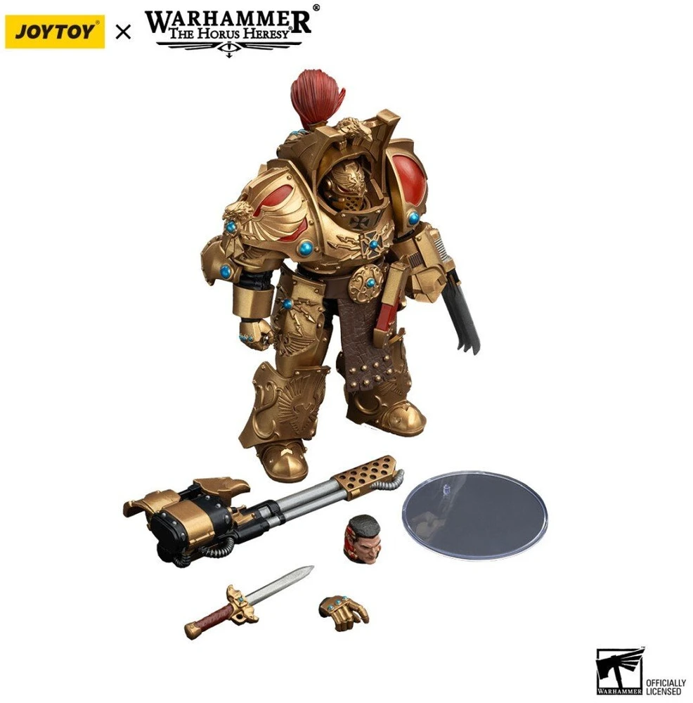 Figūrėlė Jada Toys Figūrėlė Warhammer The Horus Heresy Legio Custodes Aquilon Terminator Squad Aquilon su Infernus Firepike 1/18 14 cm