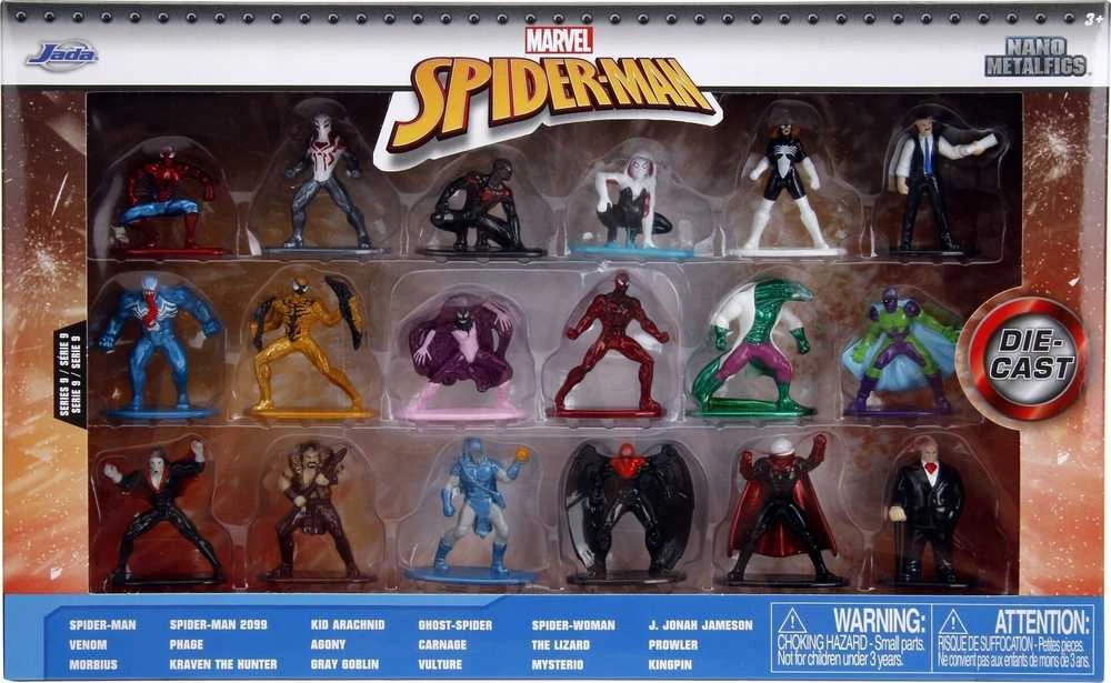 SIMBA JADA Spiderman metalowe figurki 18-pak 322-5031