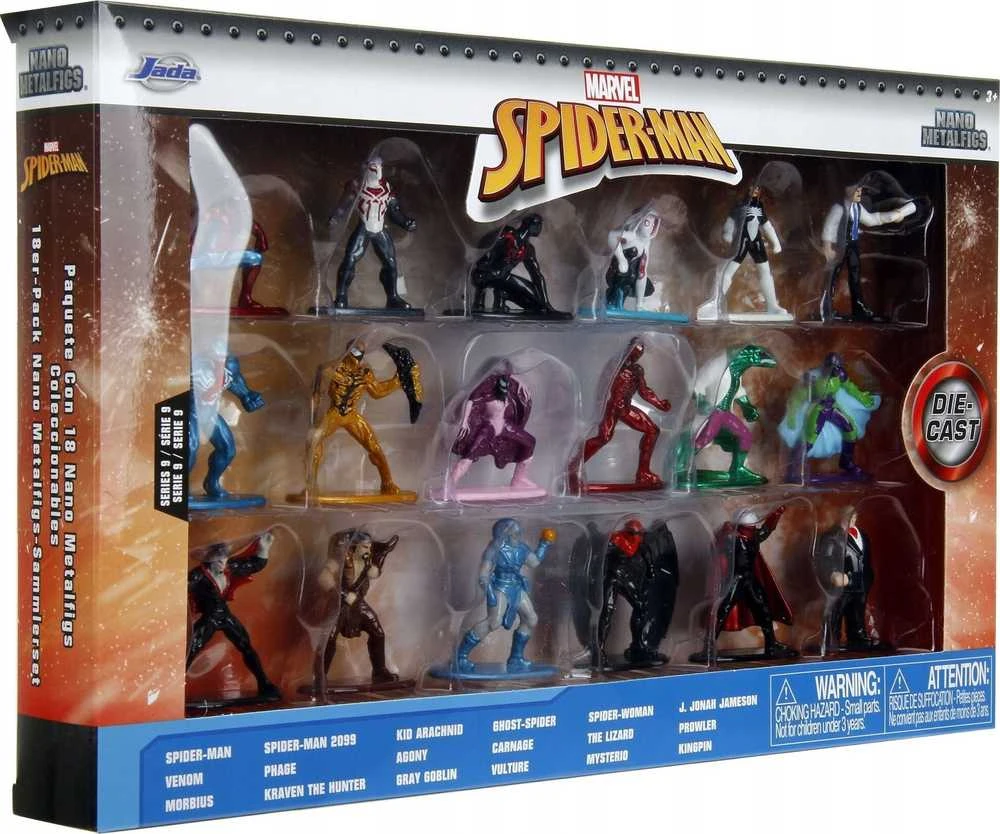 SIMBA JADA Spiderman metalowe figurki 18-pak 322-5031