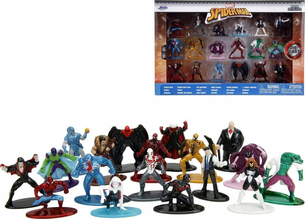 SIMBA JADA Spiderman metalowe figurki 18-pak 322-5031