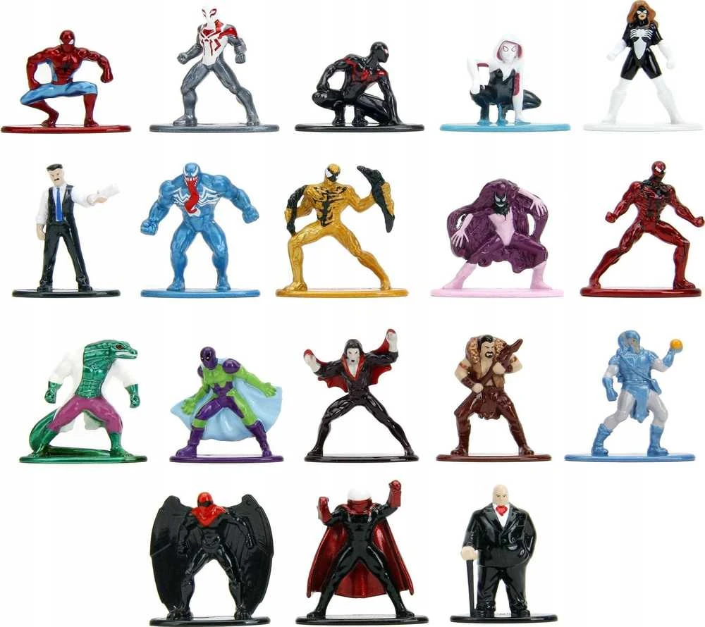 SIMBA JADA Spiderman metalowe figurki 18-pak 322-5031