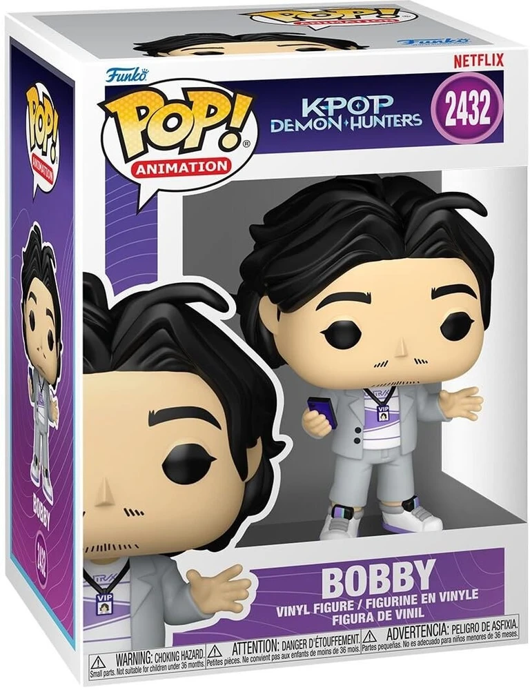FUNKO POP! Vinilinė figūrėlė: KPop Demon Hunters - Bobby, ~9 cm