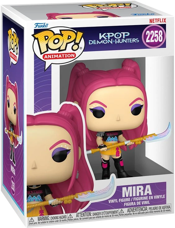 FUNKO POP! Vinilinė figūrėlė: Kpop Demon Hunters - Mira, 9 cm