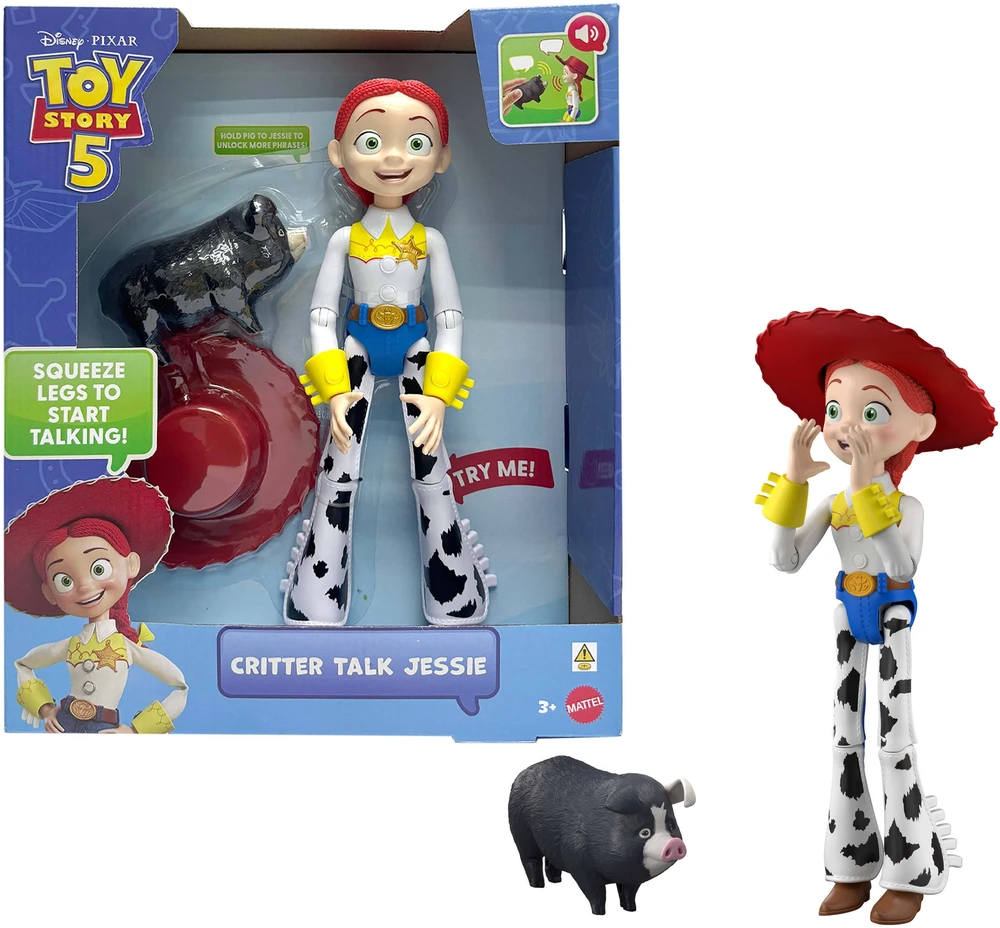 Toy Story Žaislų istorija - Žaislų pasaka Džesė 30 cm, anglų k. (JKL99)