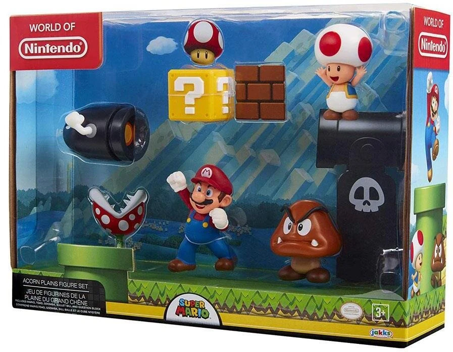 Figūrėlė Jakks Super Mario Acorn Plains Multi-Pack (704002)