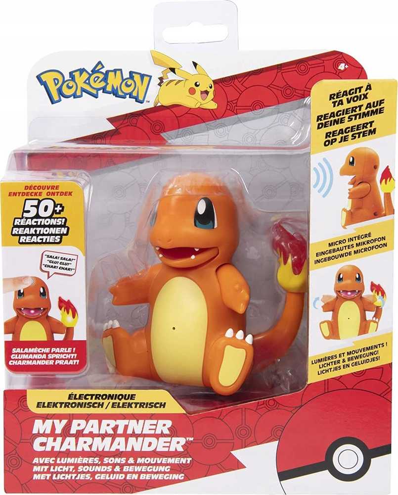 Jazwares POKEMON interaktyvi figūrėlė MANO PARTNERIS CHARMANDER