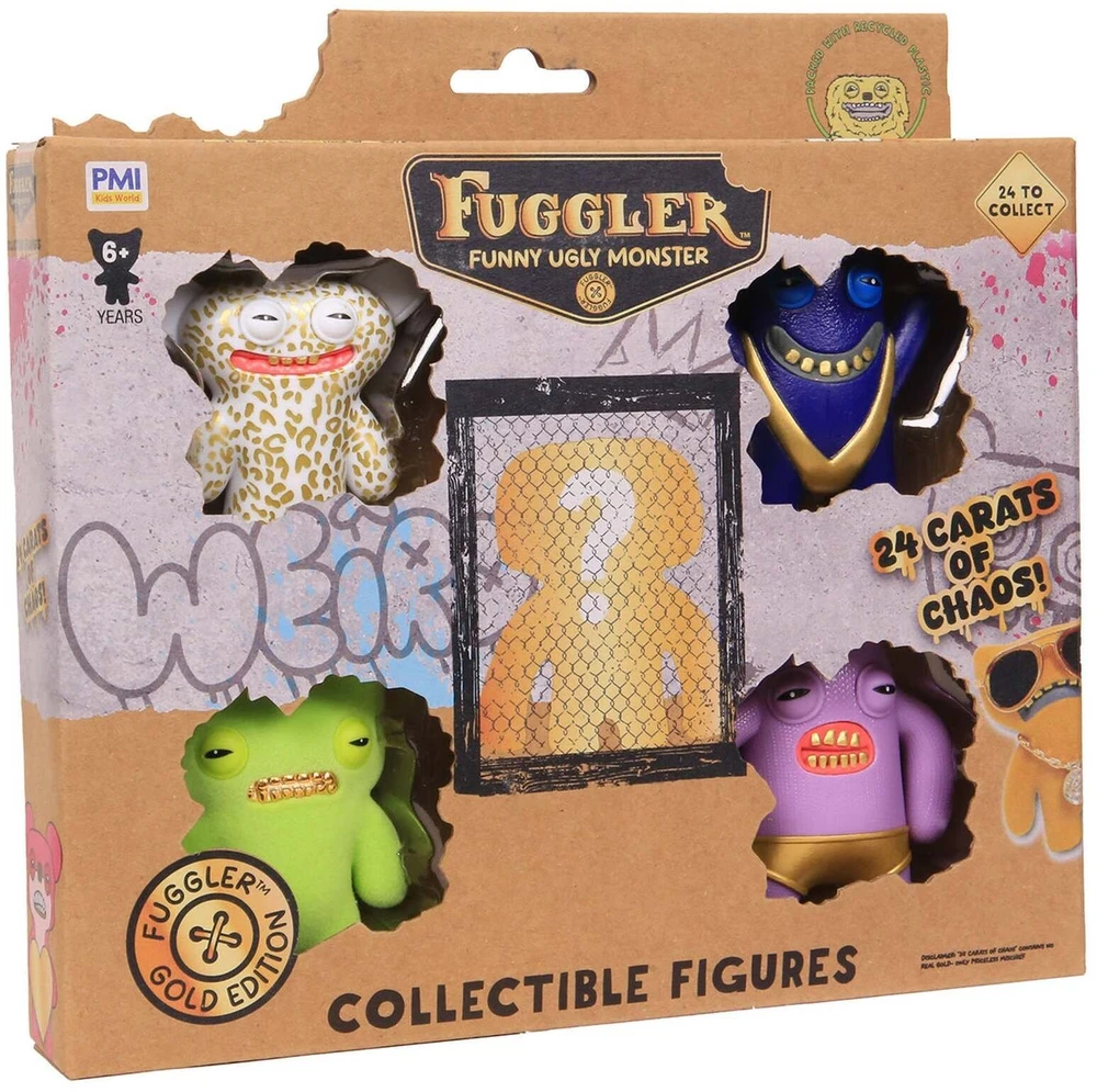 Pmi Kids World FUGGLER S3 AUKSINIO LEIDIMO FIGŪRĖLĖS - 5 PRABANGIŲ DĖŽUTĖ (Asortimentas)