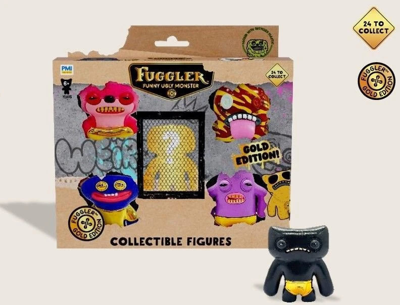 Pmi Kids World FUGGLER S3 AUKSINIO LEIDIMO FIGŪRĖLĖS - 5 PRABANGIŲ DĖŽUTĖ (Asortimentas)