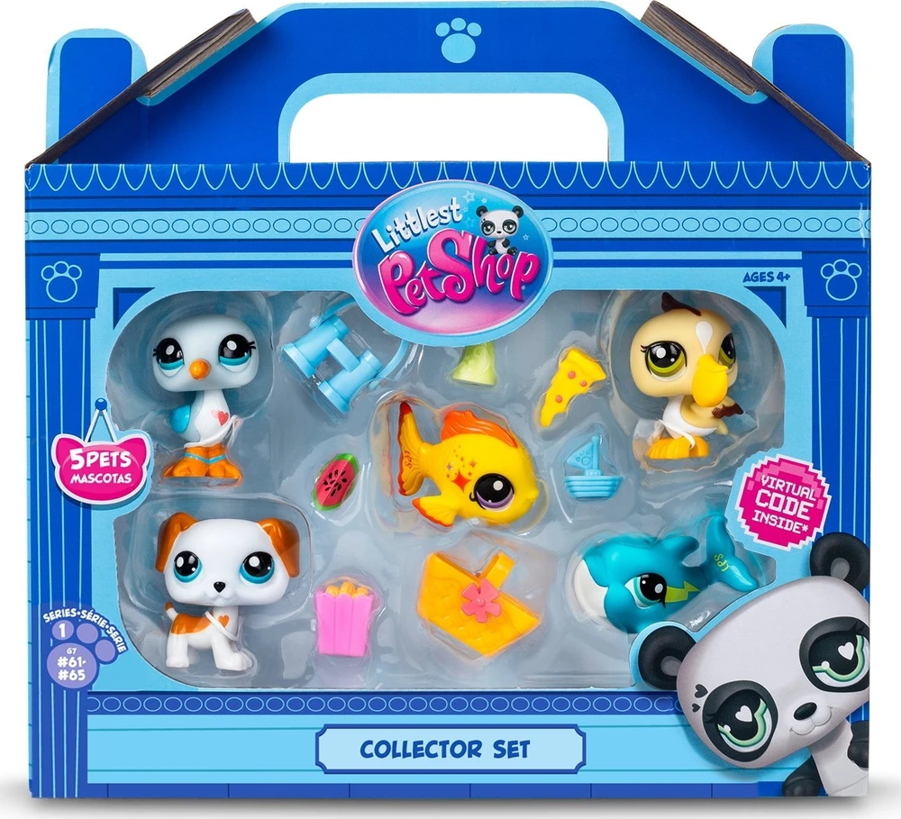 TM Toys Littlest Pet Shop paplūdimio geriausiųjų 5 žaisliukų rinkinys, 00517