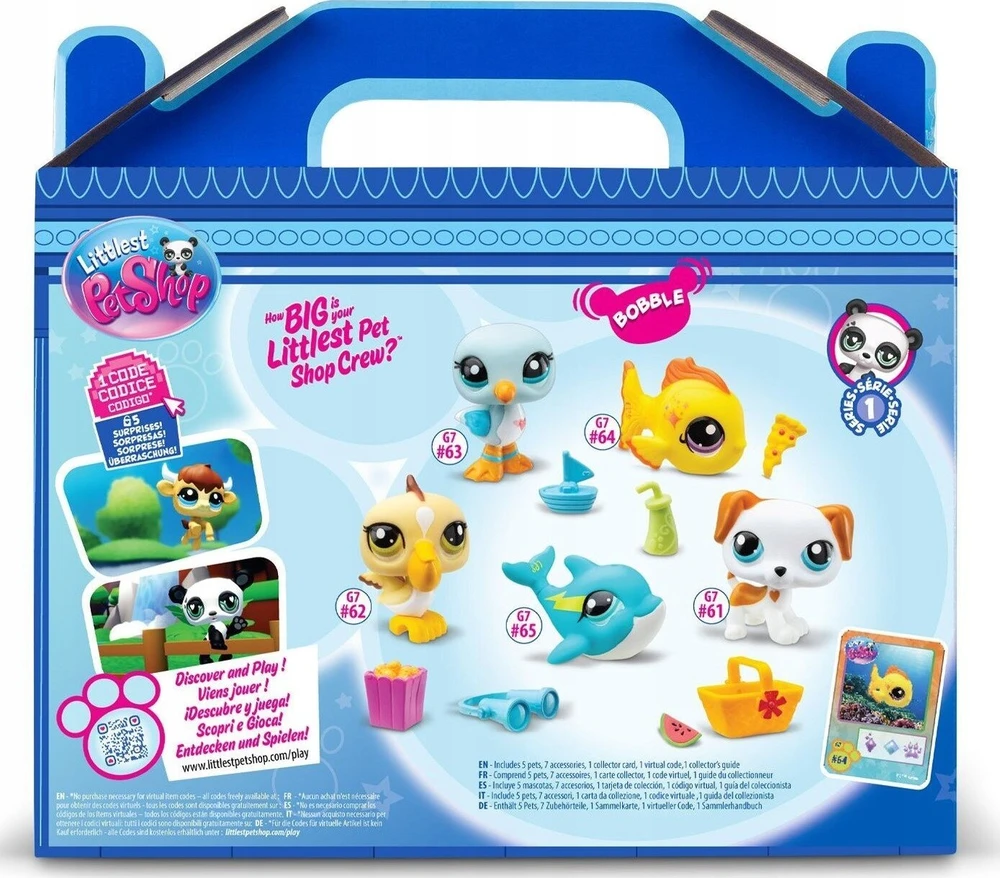 TM Toys Littlest Pet Shop paplūdimio geriausiųjų 5 žaisliukų rinkinys, 00517