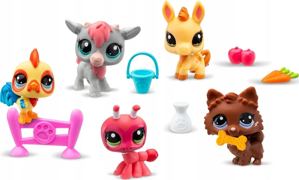 Littlest Petshop Littlest Pet Shop ūkio geriausi žaisliukai, 5 vnt., 00510