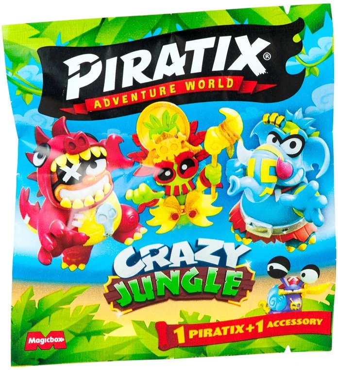 Figūrėlė Magic Box Piratix Crazy Jungle - saszetka su figurką i akcesorium