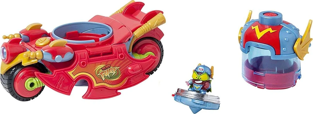 „Figūrėlė Magic Box Super Things“ – „Važiuoklė Speed Fury i Kid Fury“ (PSTSP112IN60)