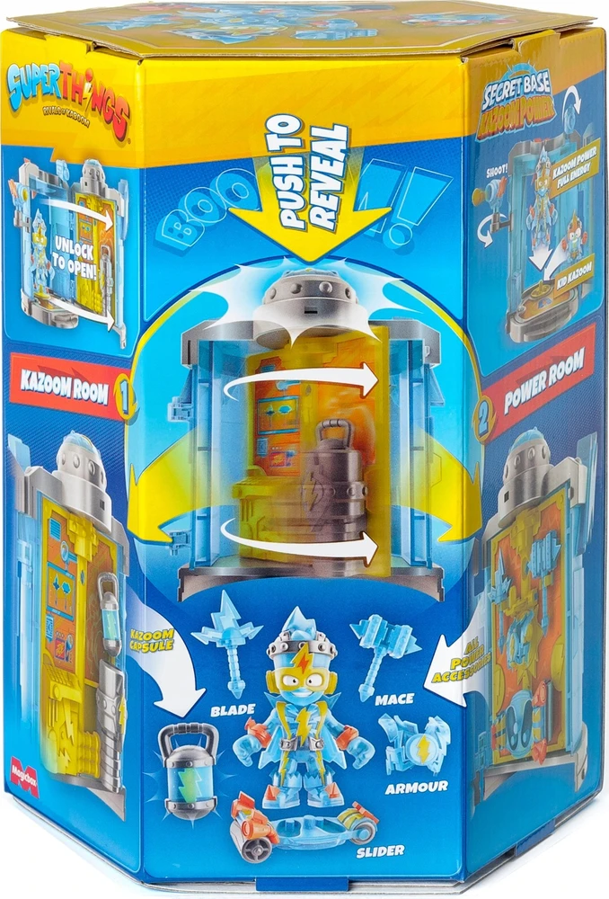 Magic Box SuperZings SuperThings baza + figurki i priedai Secret Base Kazoom Power